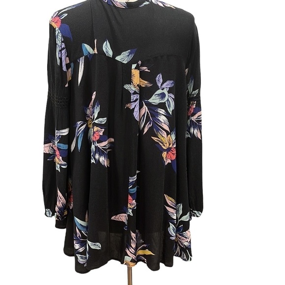 Free People Tree Swing Oversized Tunic in Night SZ XS - Picture 3 of 7